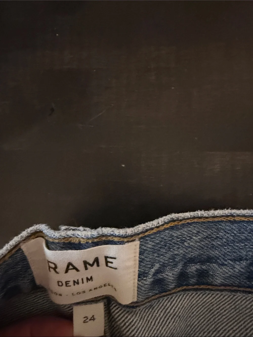 Frame Light Wash Aldine Le Pegged Jeans Size 24 Classic Rigid Denim